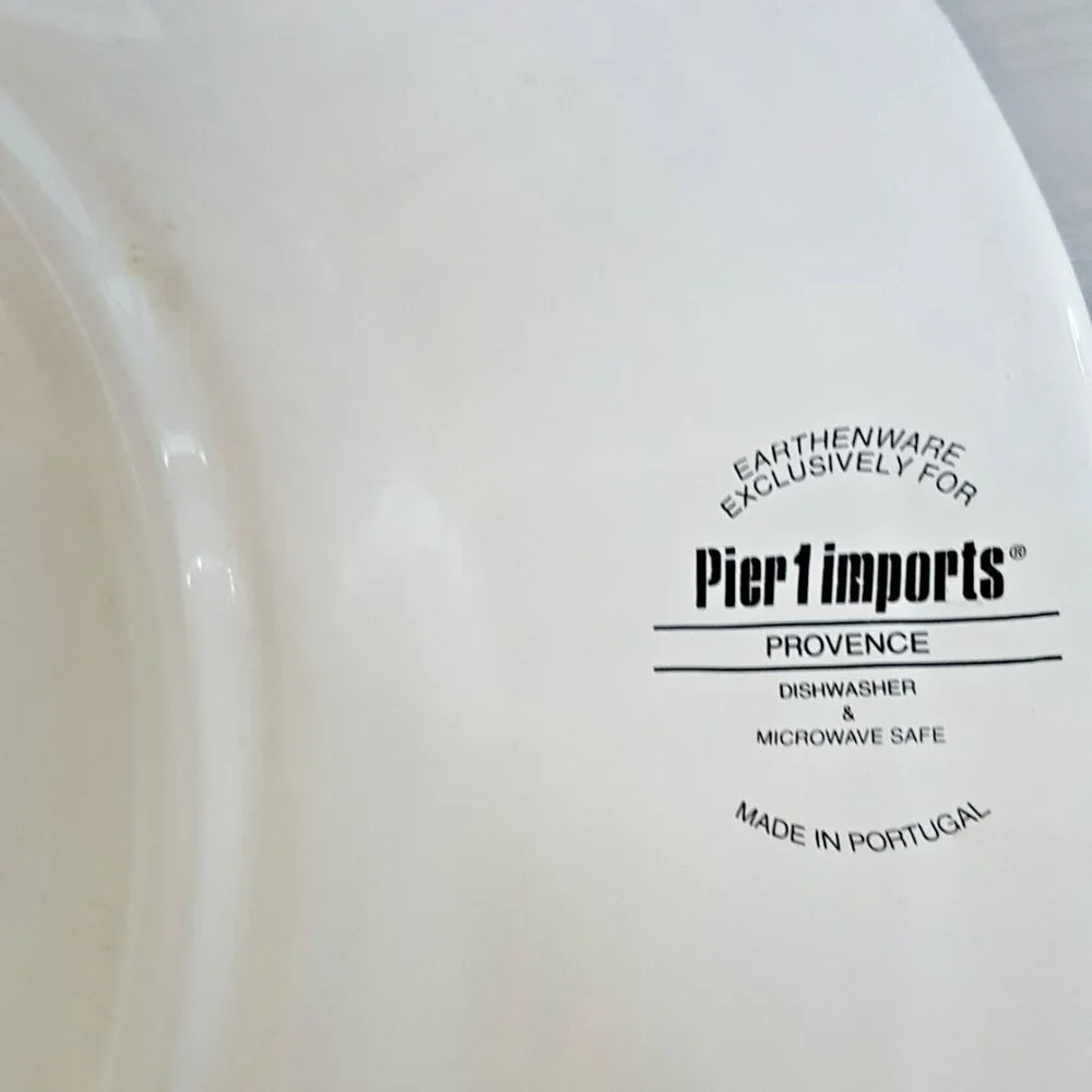 PIER 1 IMPORTS White PEDESTAL Riser CAKE STAND